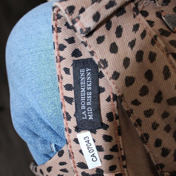 NWT Scotch & Soda La Bohemienne Jeans Animal Print Size 25 - Picture 5 of 5